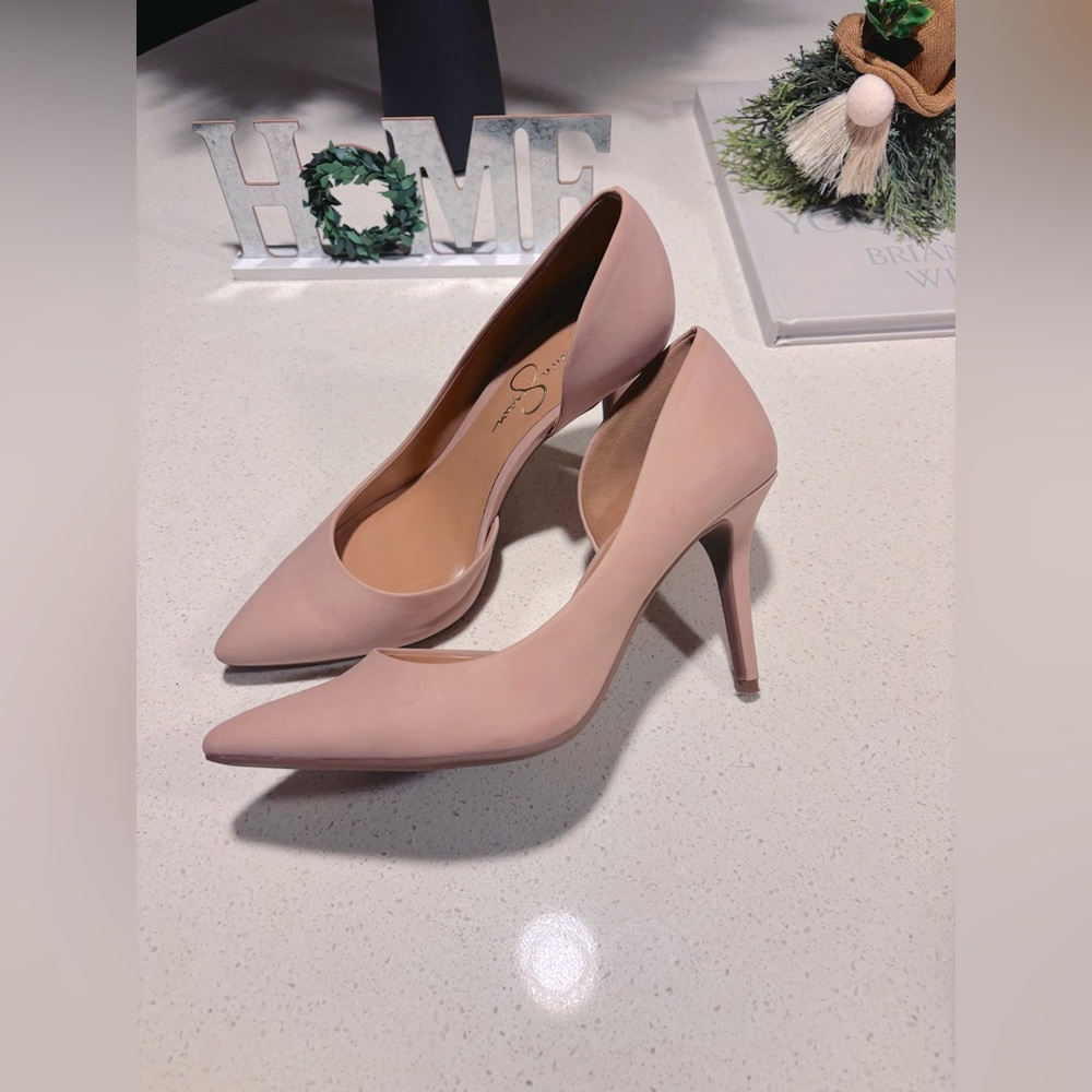 Elegant Tan High Heels